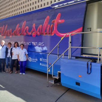 El Bus de la Salut a Aitona