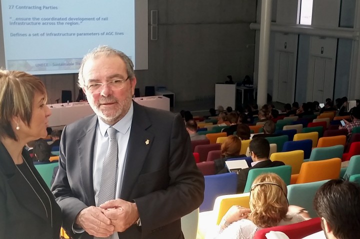 Reñé posiciona Lleida a Brussel•les com a espai logístic de futur amb el Corredor del Mediterrani