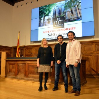 Presentació a l'IEI dels actes de commemoració del 850 aniversari del Monestir de les Avellanes