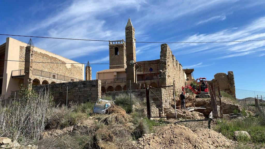 Inici obres Monestir Avinganya