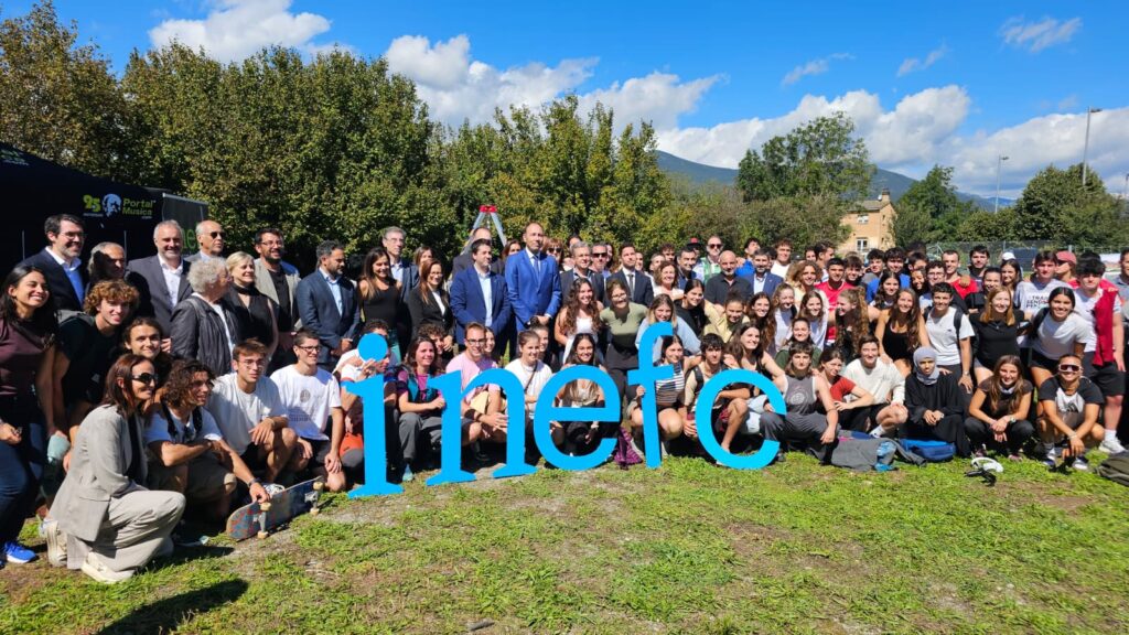 Primera pedra nou edifici INEFC Pirineus 1