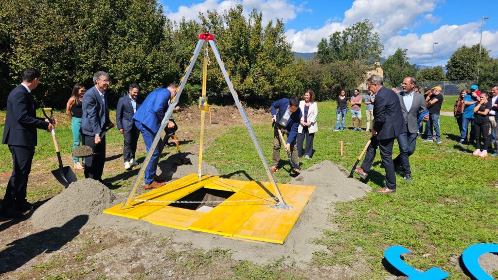 Primera pedra nou edifici INEFC Pirineus 2